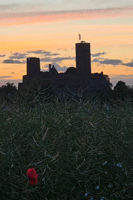 burg licht schatten