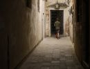 the door